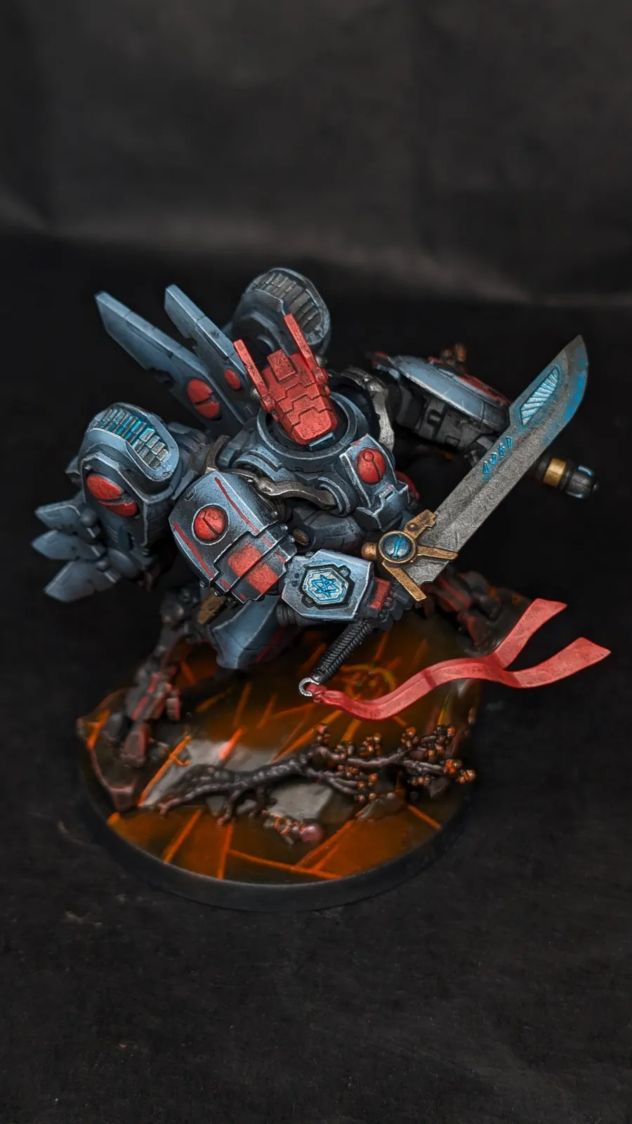 Farsight de l'empire Tau peint à la main par Fifty Minis Studio